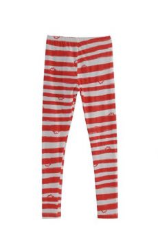 HSS12 WONDER BORDER LEGGINGS - RED - Other Image